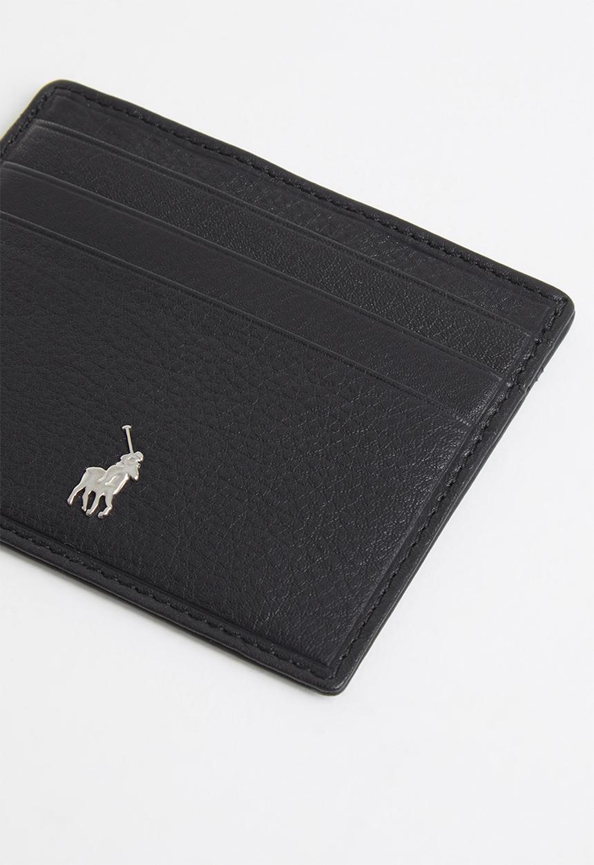 POLO - Nappa drivers licence insert - black