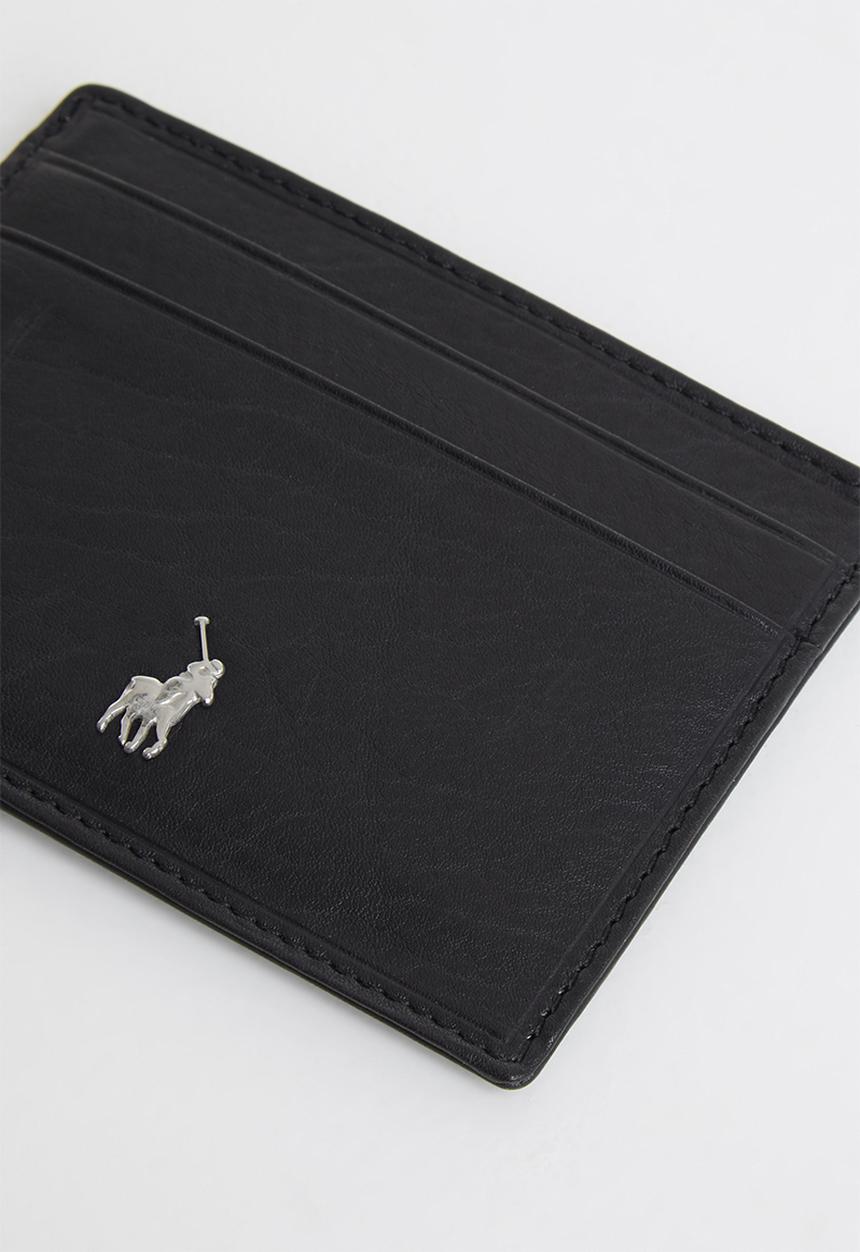 POLO - Nappa small money clip - black