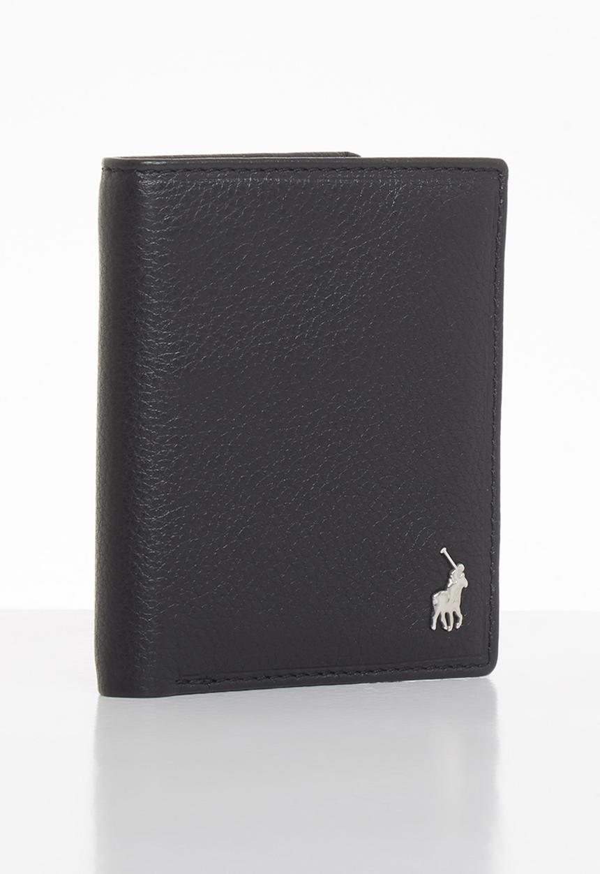 POLO - Nappa credit card wallet - black
