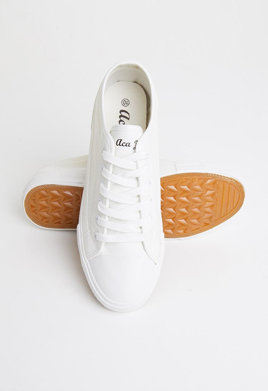 Aca Joe - Vulcanised low sneaker - white