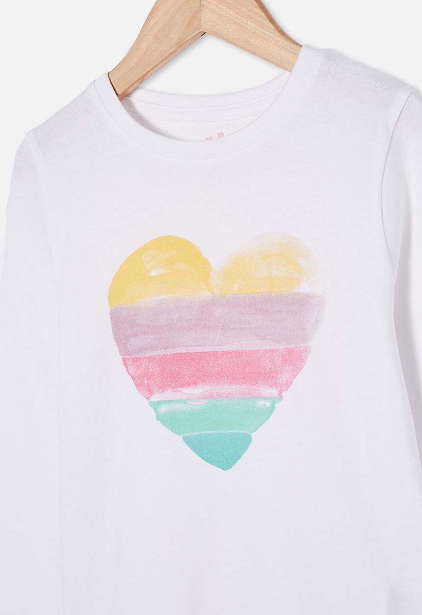 Cotton On - Penelope long sleeve tee - white