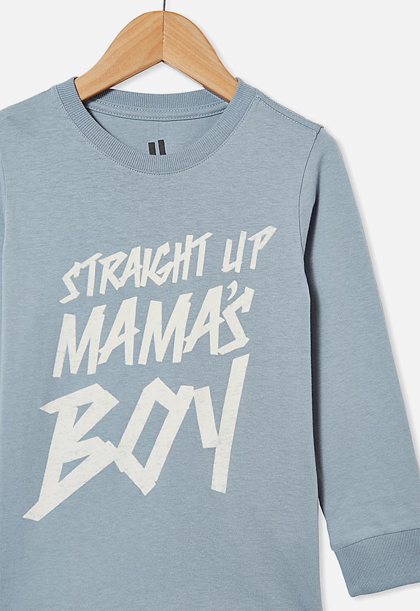 Cotton On - Tom long sleeve tee - dusty blue