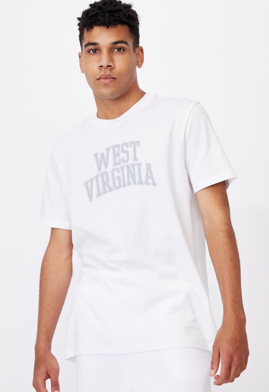 Factorie - Regular graphic t shirt - white