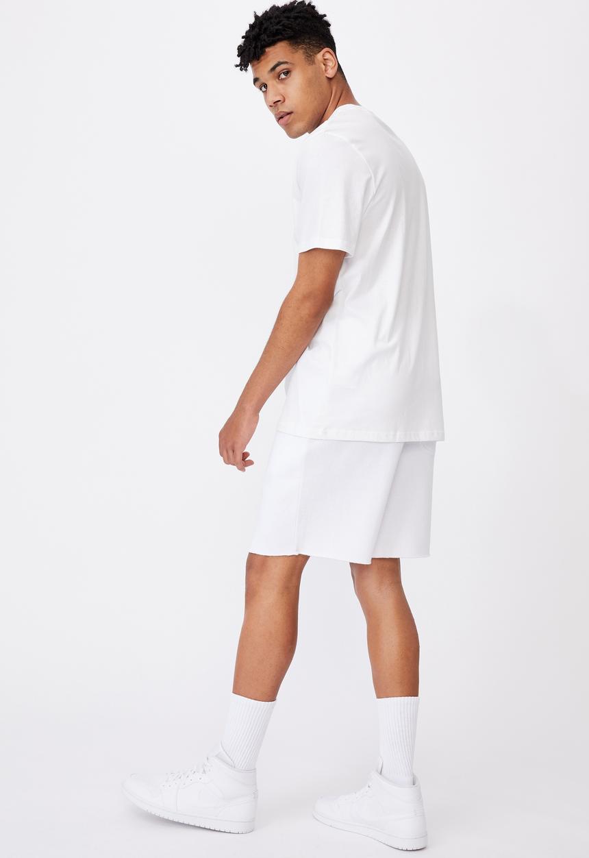 Factorie - Regular graphic t shirt - white