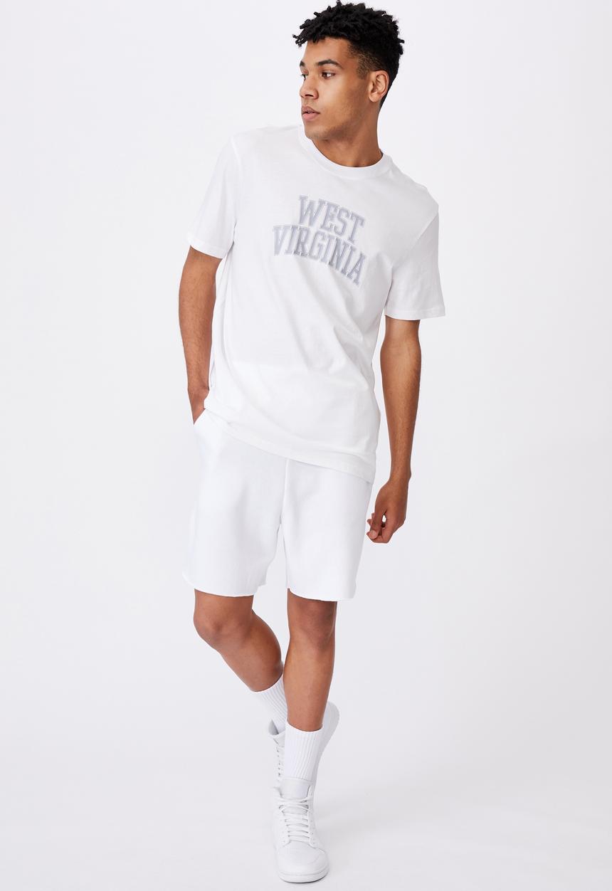 Factorie - Regular graphic t shirt - white