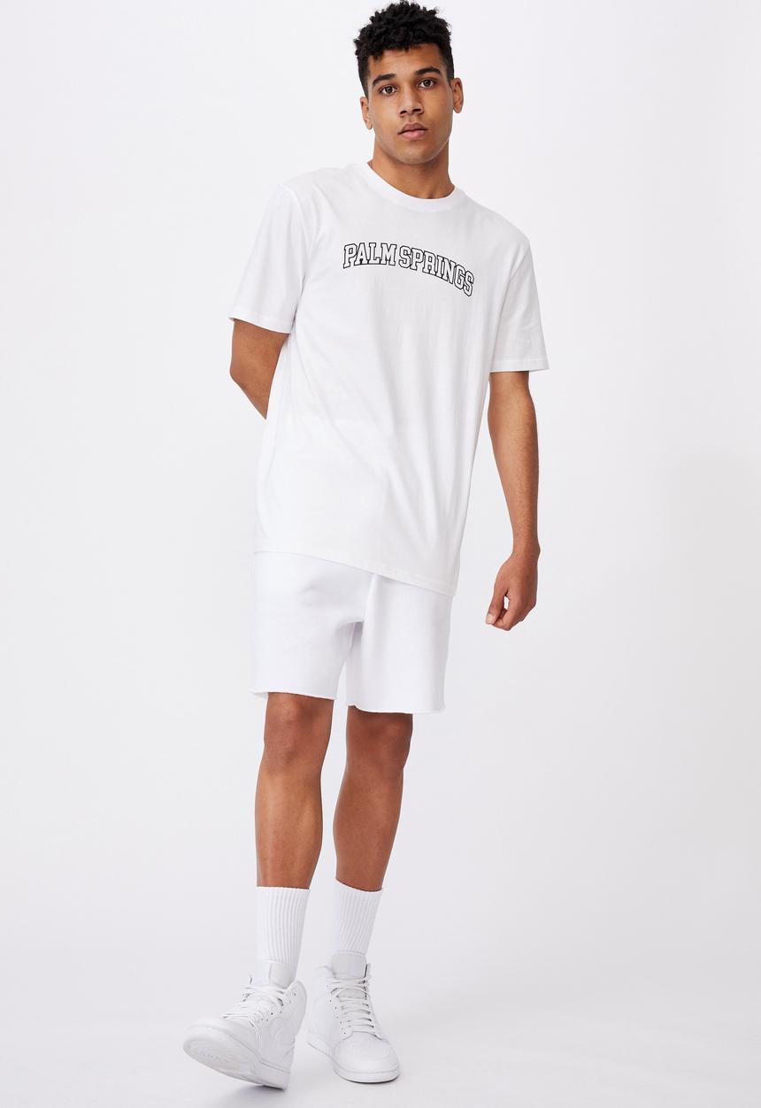 Factorie - Regular graphic T-shirt - white