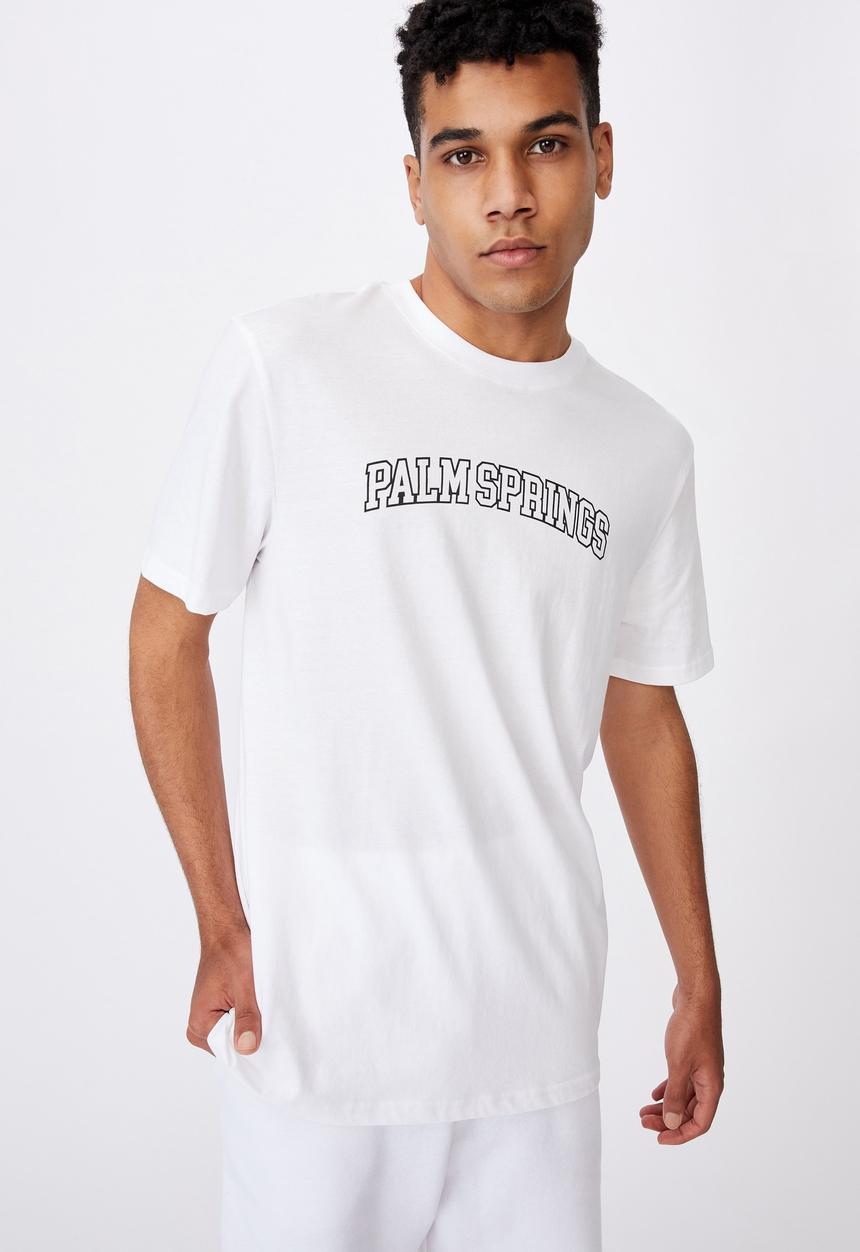 Factorie - Regular graphic T-shirt - white