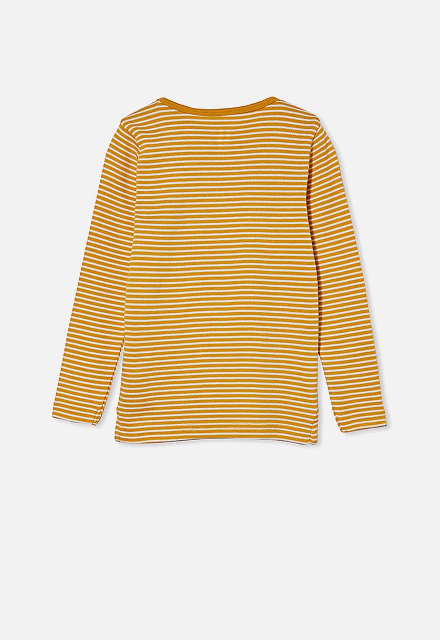 Cotton On - Jessie crew - yellow & white 