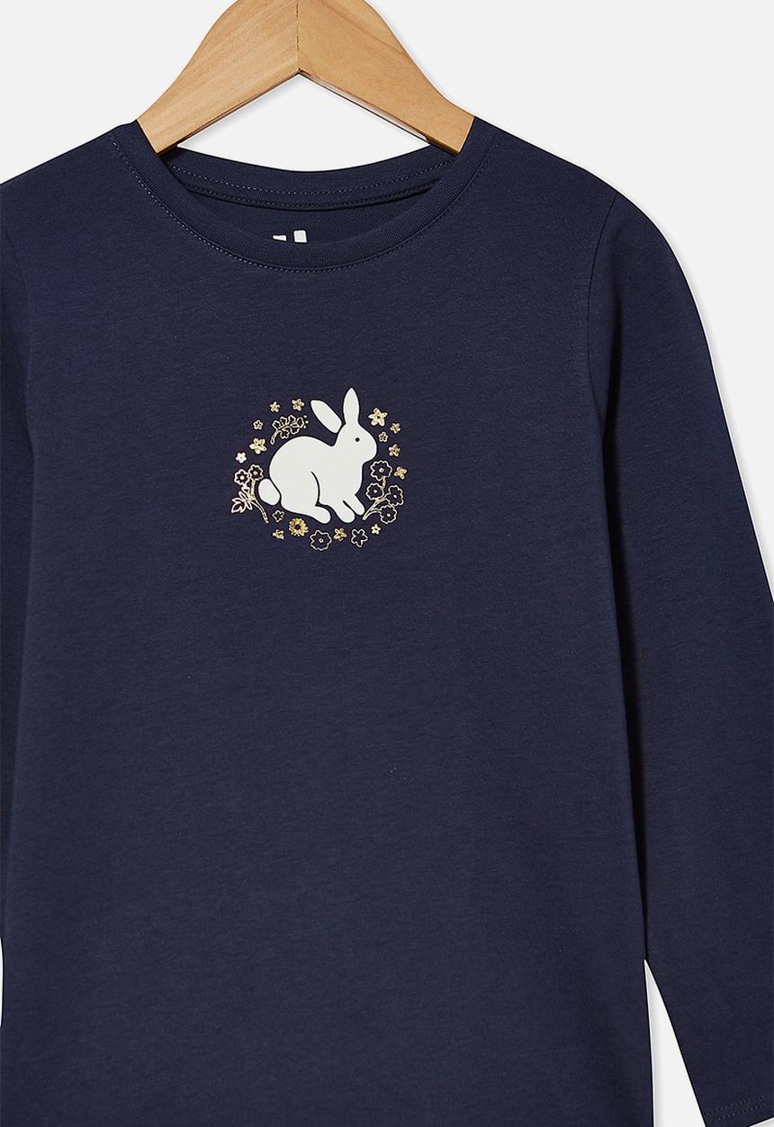 Cotton On - Penelope long sleeve tee - navy 