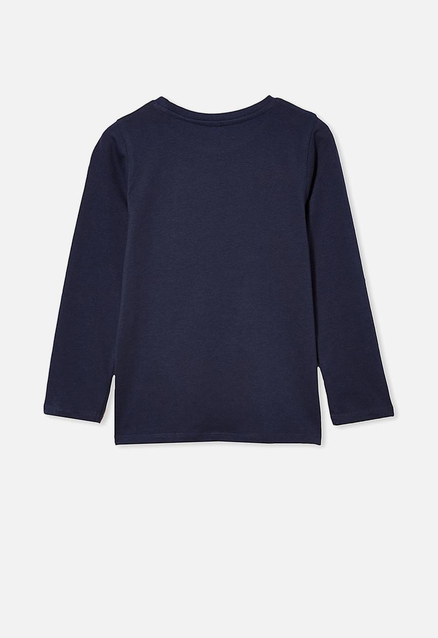 Cotton On - Penelope long sleeve tee - navy 