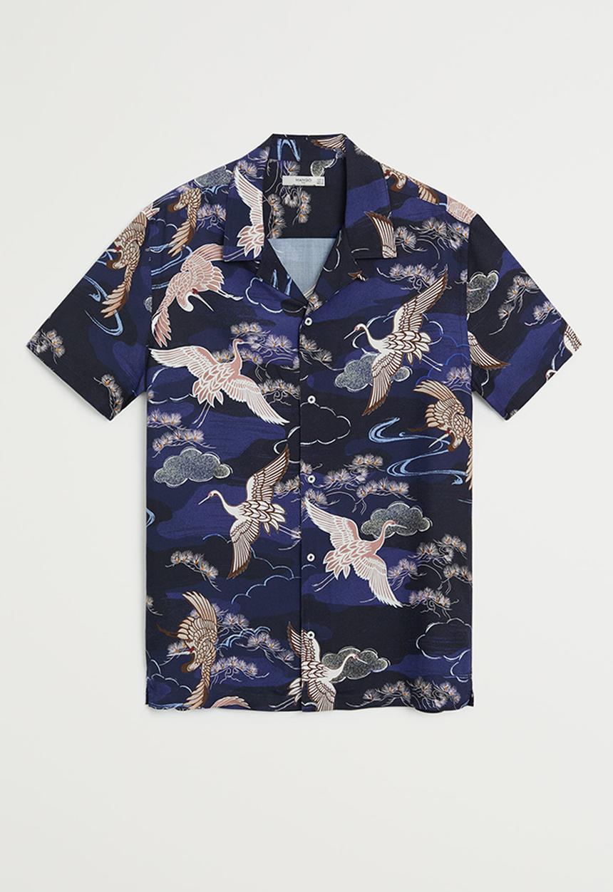 MANGO - Trek shirt - navy
