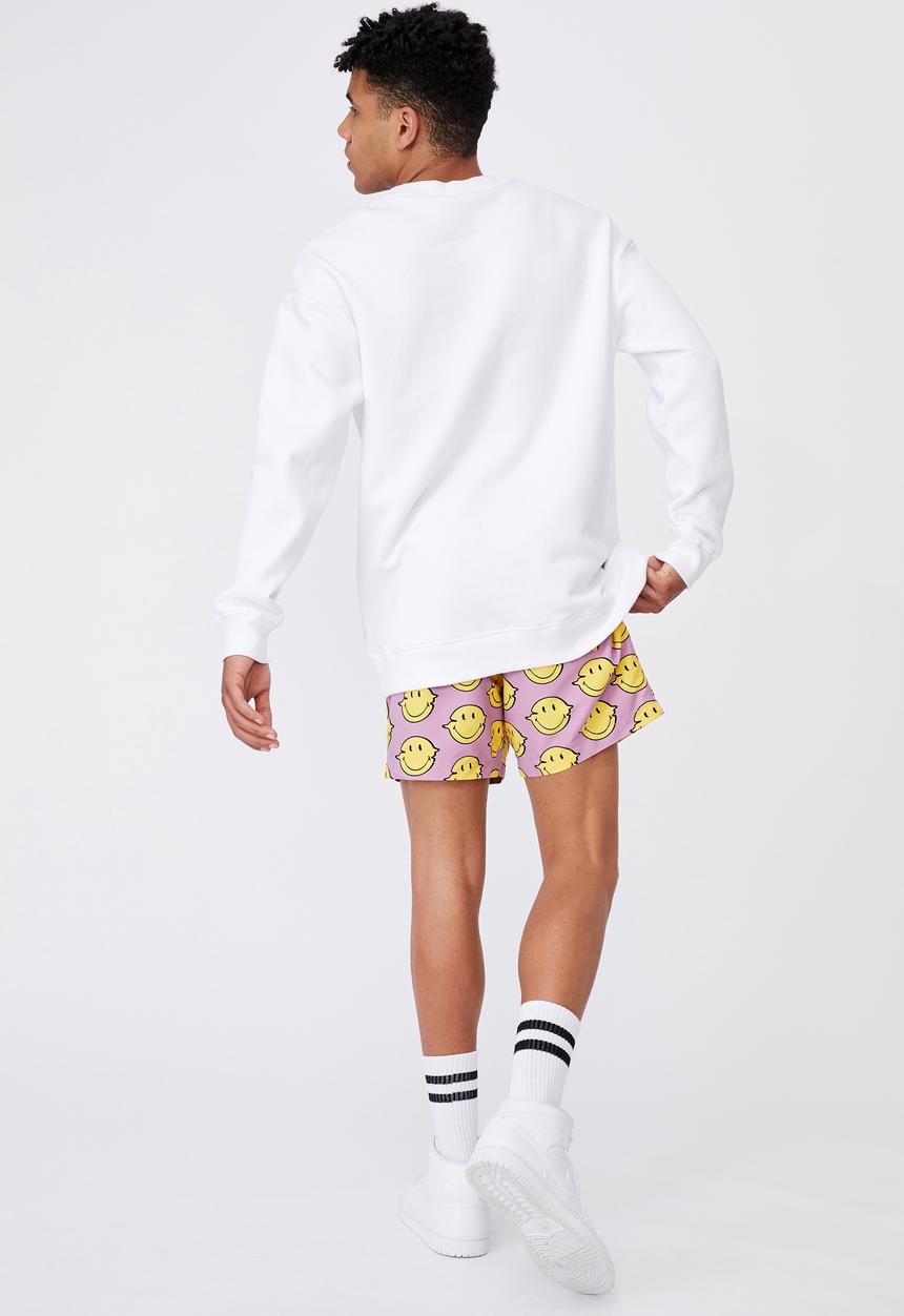 Factorie - Smiley resort short - lcn smi fuschia smiley