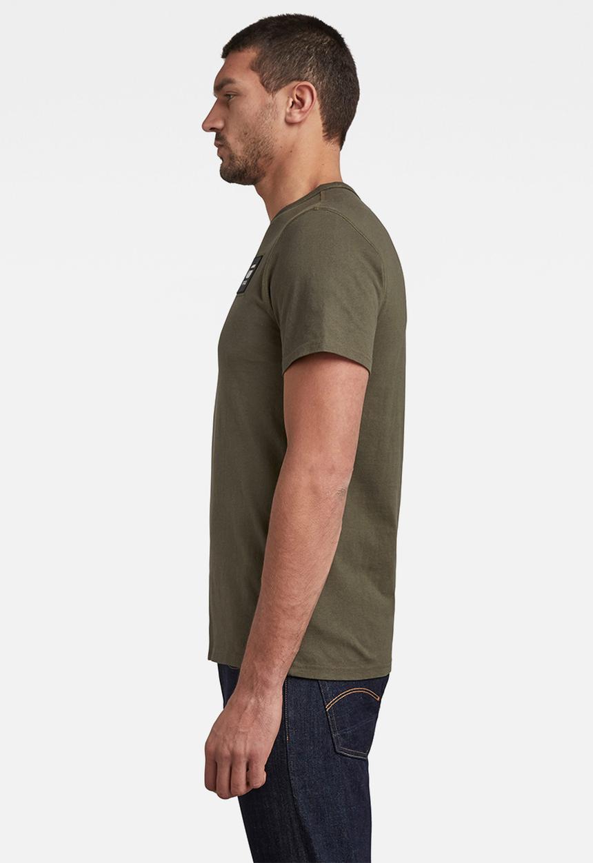 G-STAR - Badge logo+ r s\s tee - combat