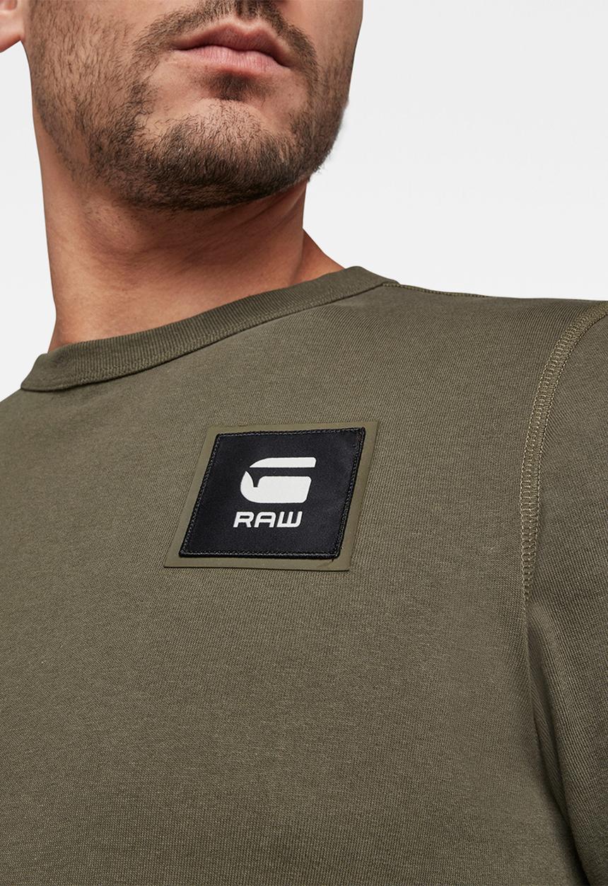 G-STAR - Badge logo+ r s\s tee - combat