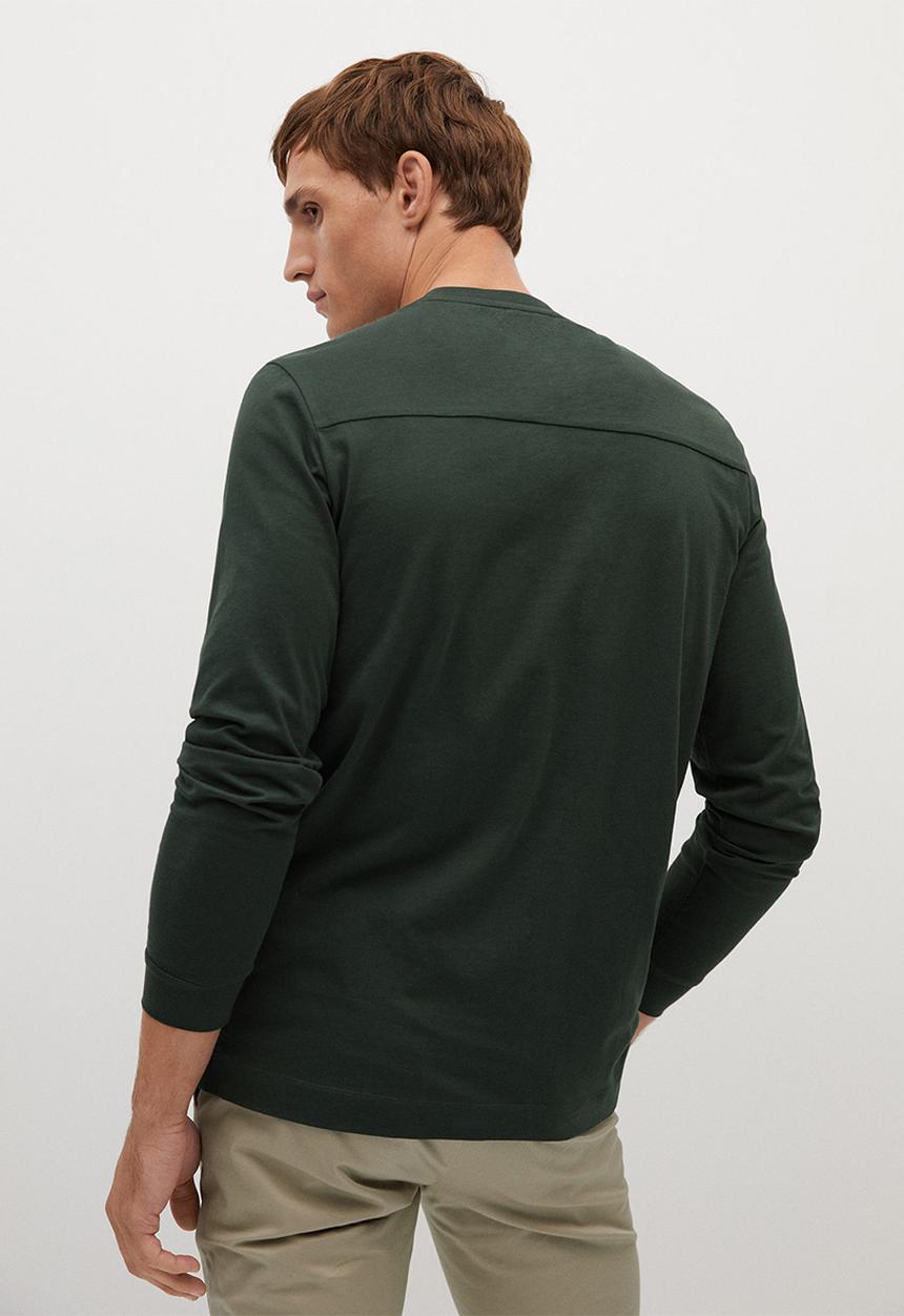 MANGO - Gareth T-shirt - khaki