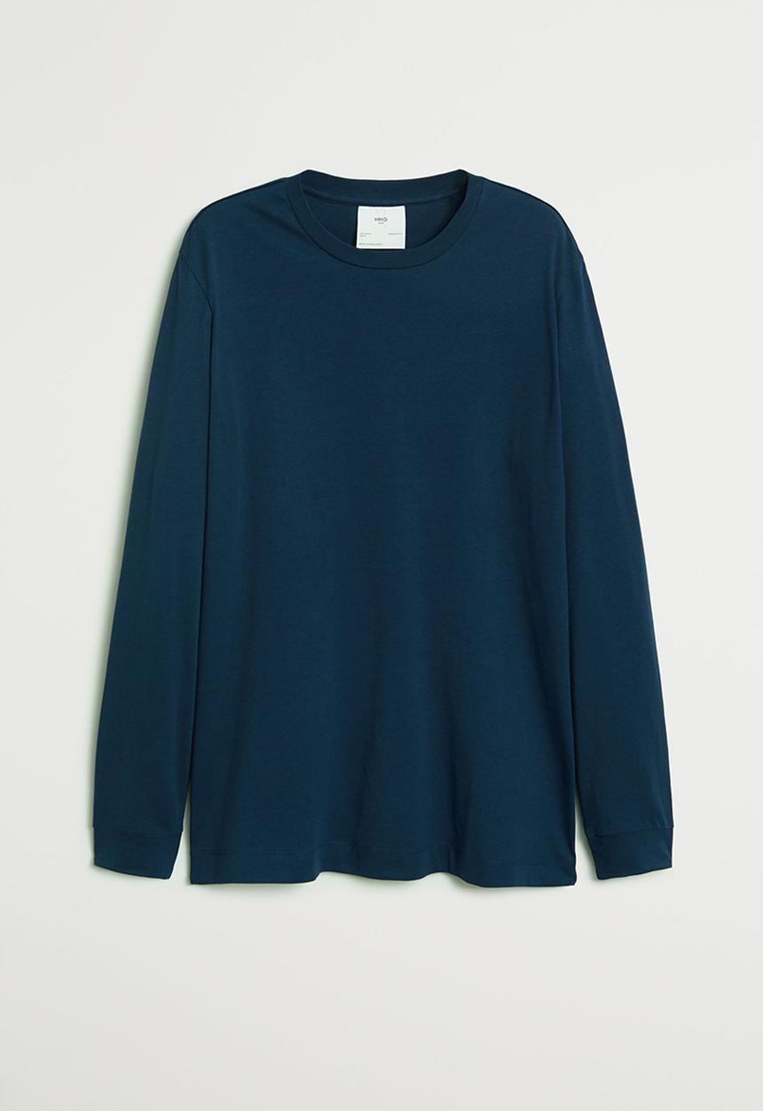 MANGO - Gareth T-shirt - navy