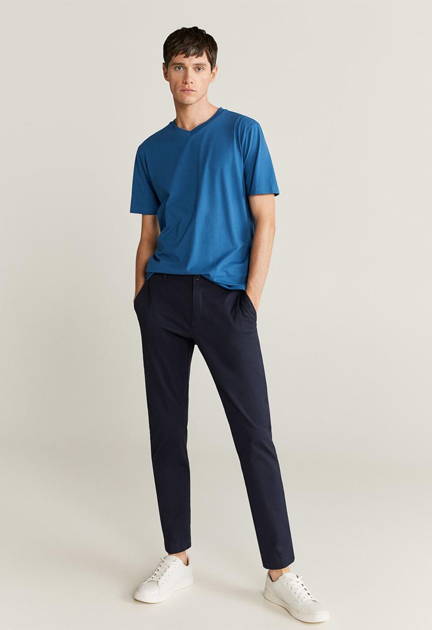 MANGO - Chelsea T-shirt - blue