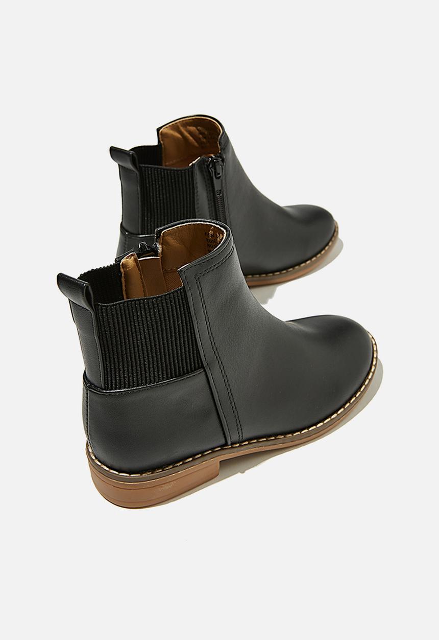 Cotton On - Step gusset boot - black