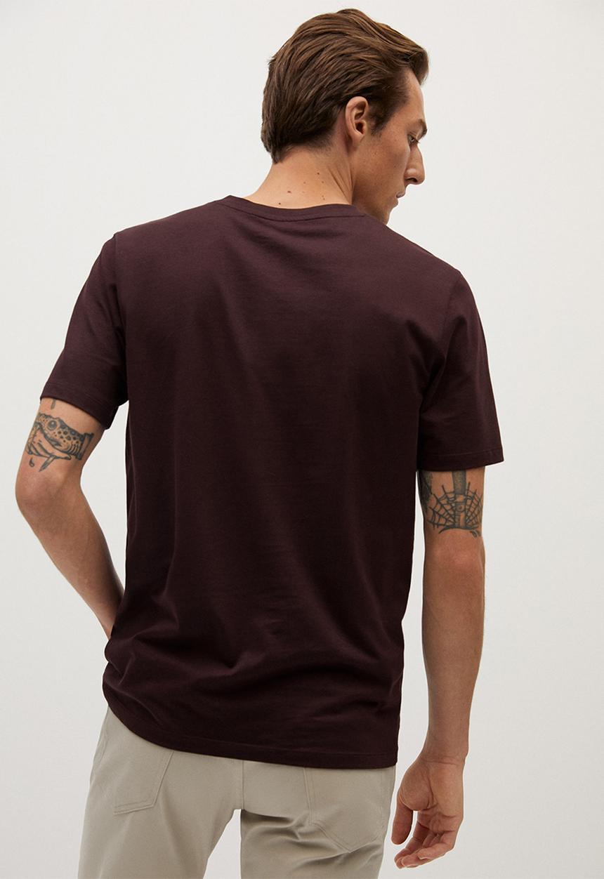 MANGO - Chelsea T-shirt - burgundy 