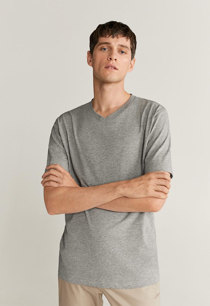 MANGO - Chelsea T-shirt - grey