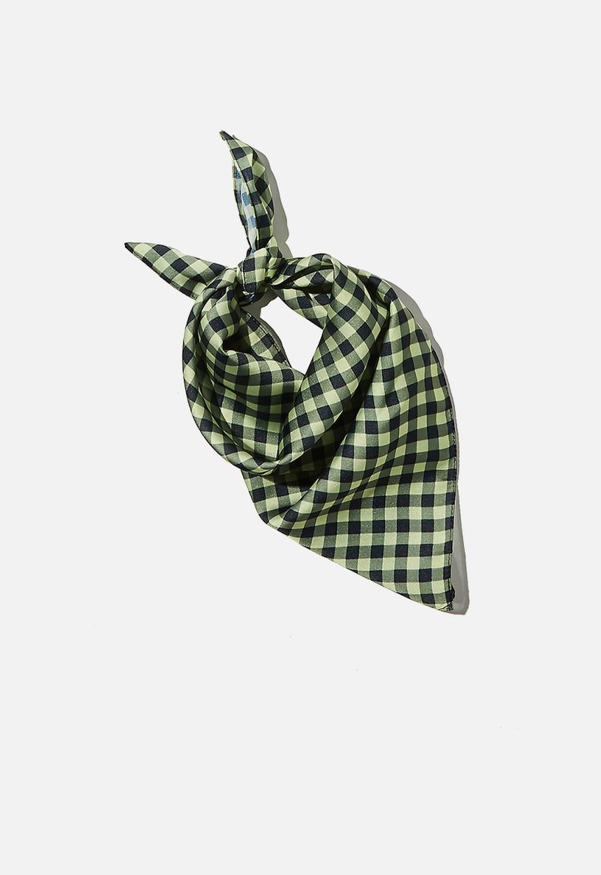 Rubi - Soho bandana - green & black 