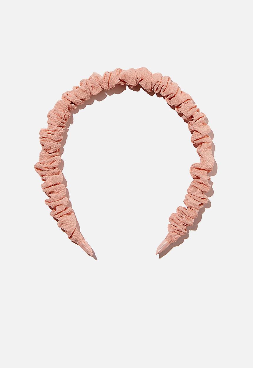 Cotton On - Crinkle headband - peach 