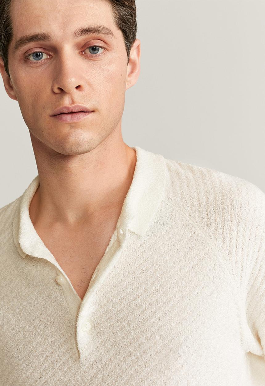 MANGO - Cher polo - white