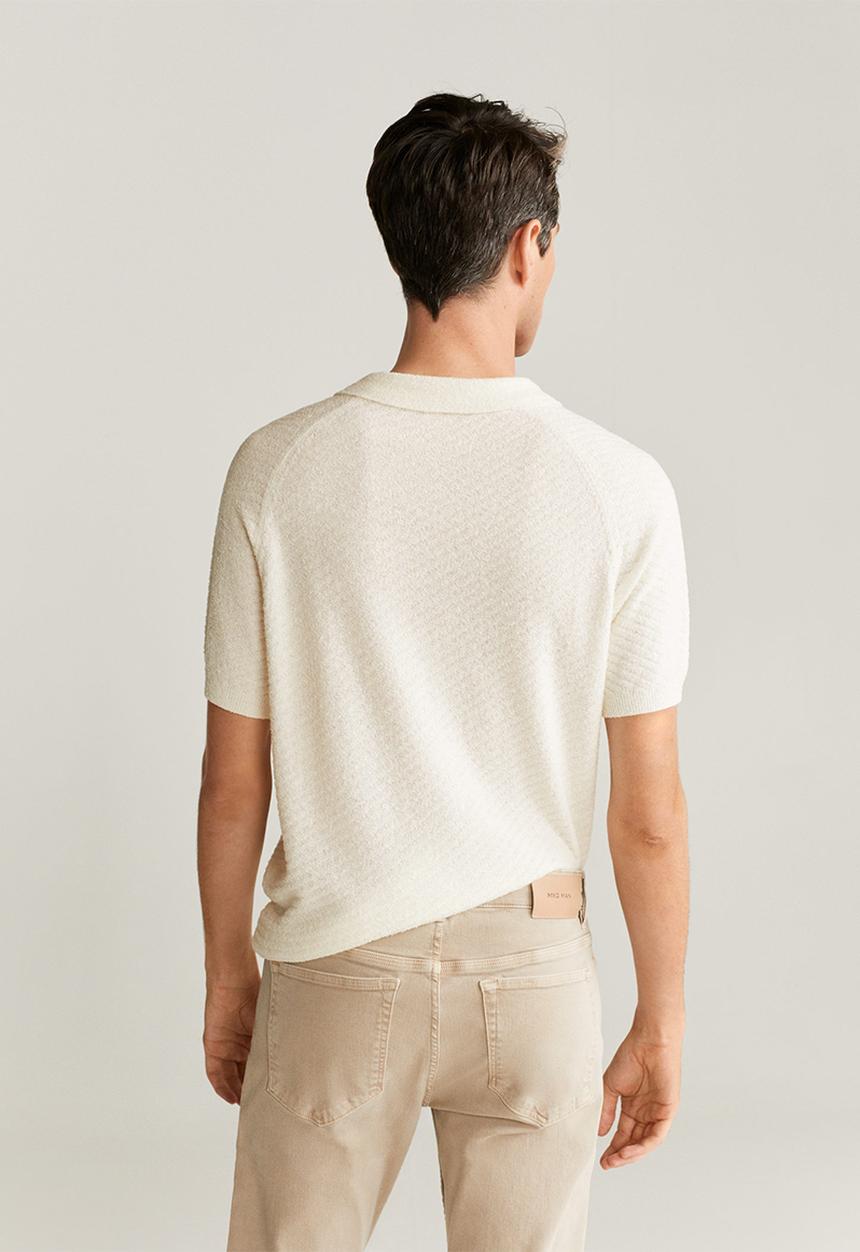 MANGO - Cher polo - white