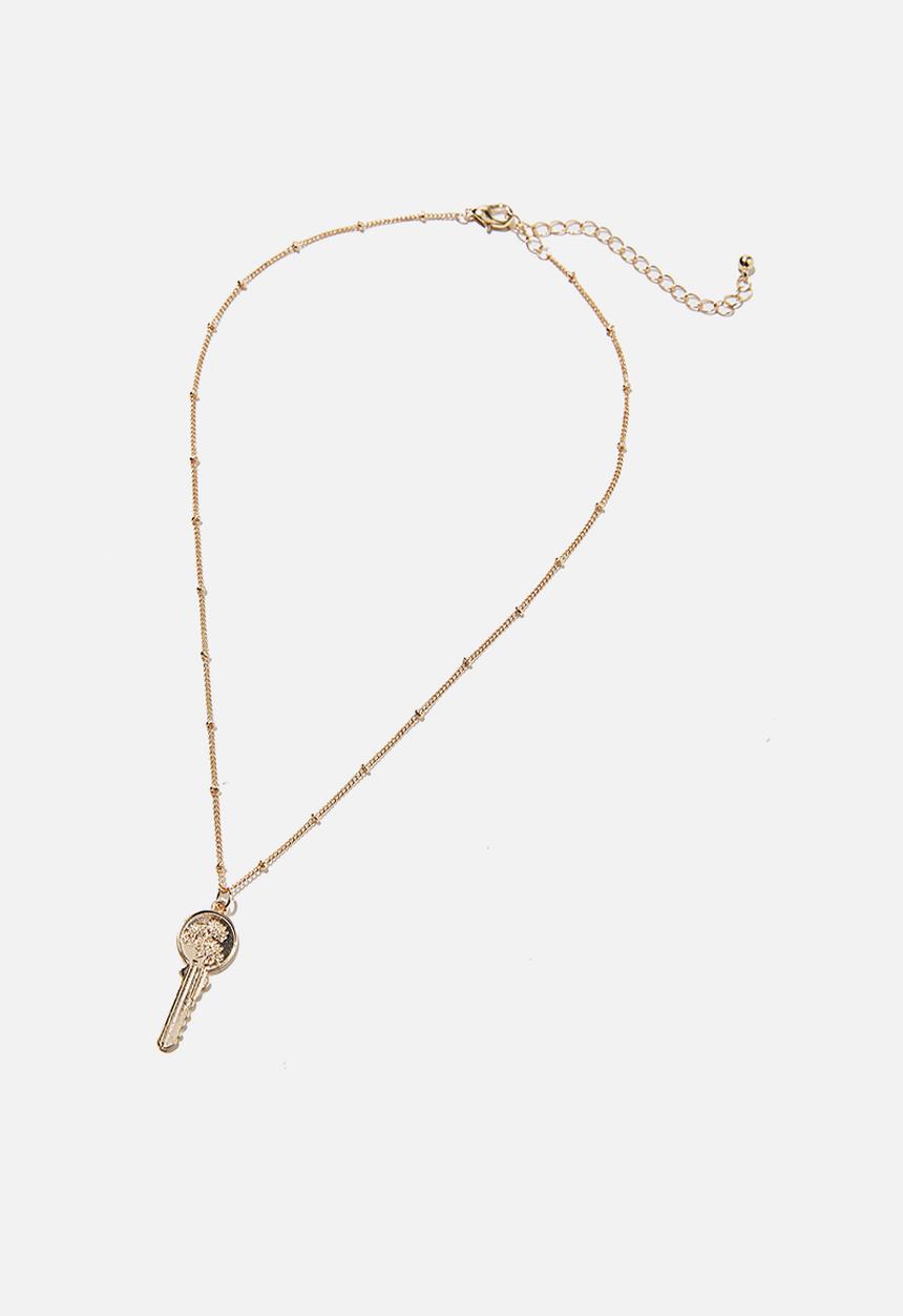 Rubi - Keepsake single pendant - daisy key gold