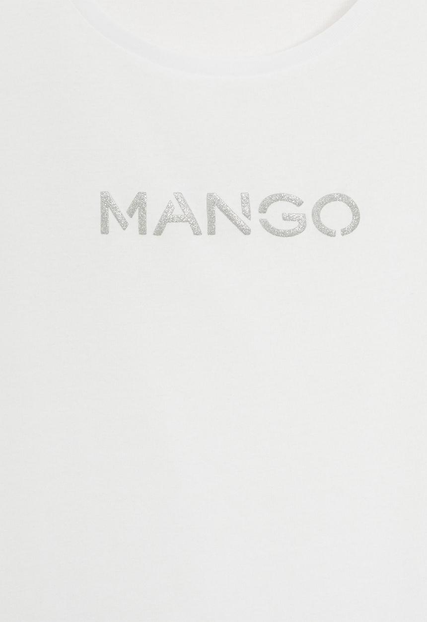 MANGO - T-shirt carmiseta - white