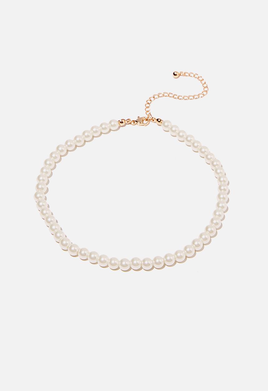 Rubi - Keepsake pearl choker - cream