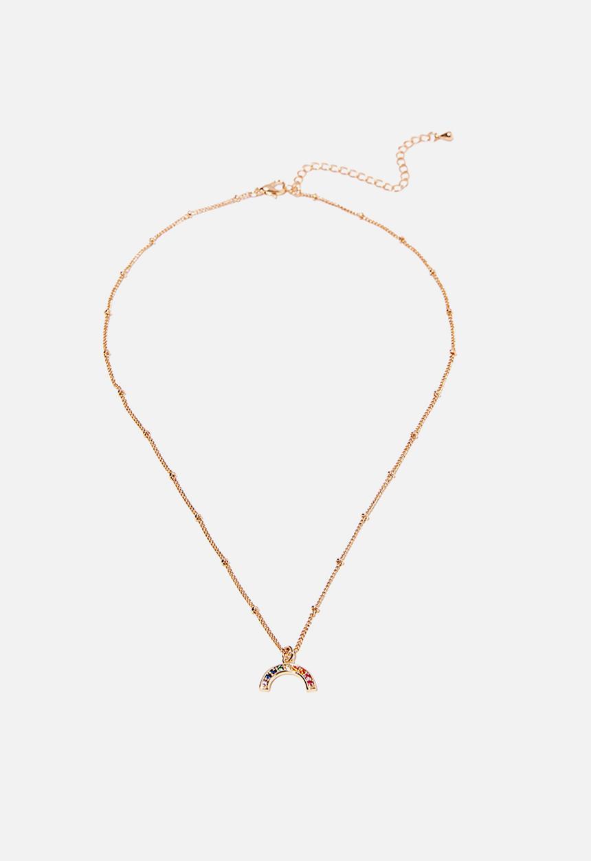 Rubi - Keepsake pendant necklace - rainbow