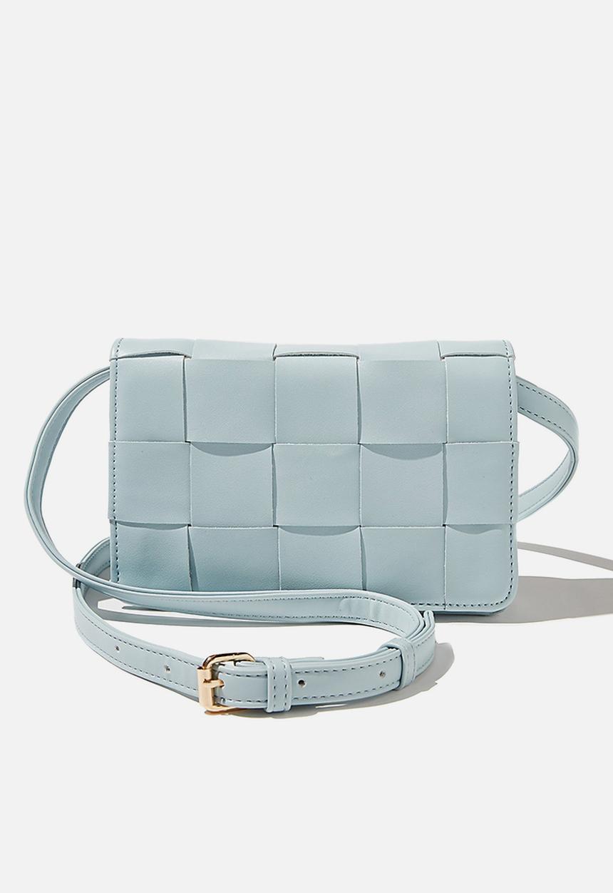 Rubi - Christy woven cross body bag -  blue