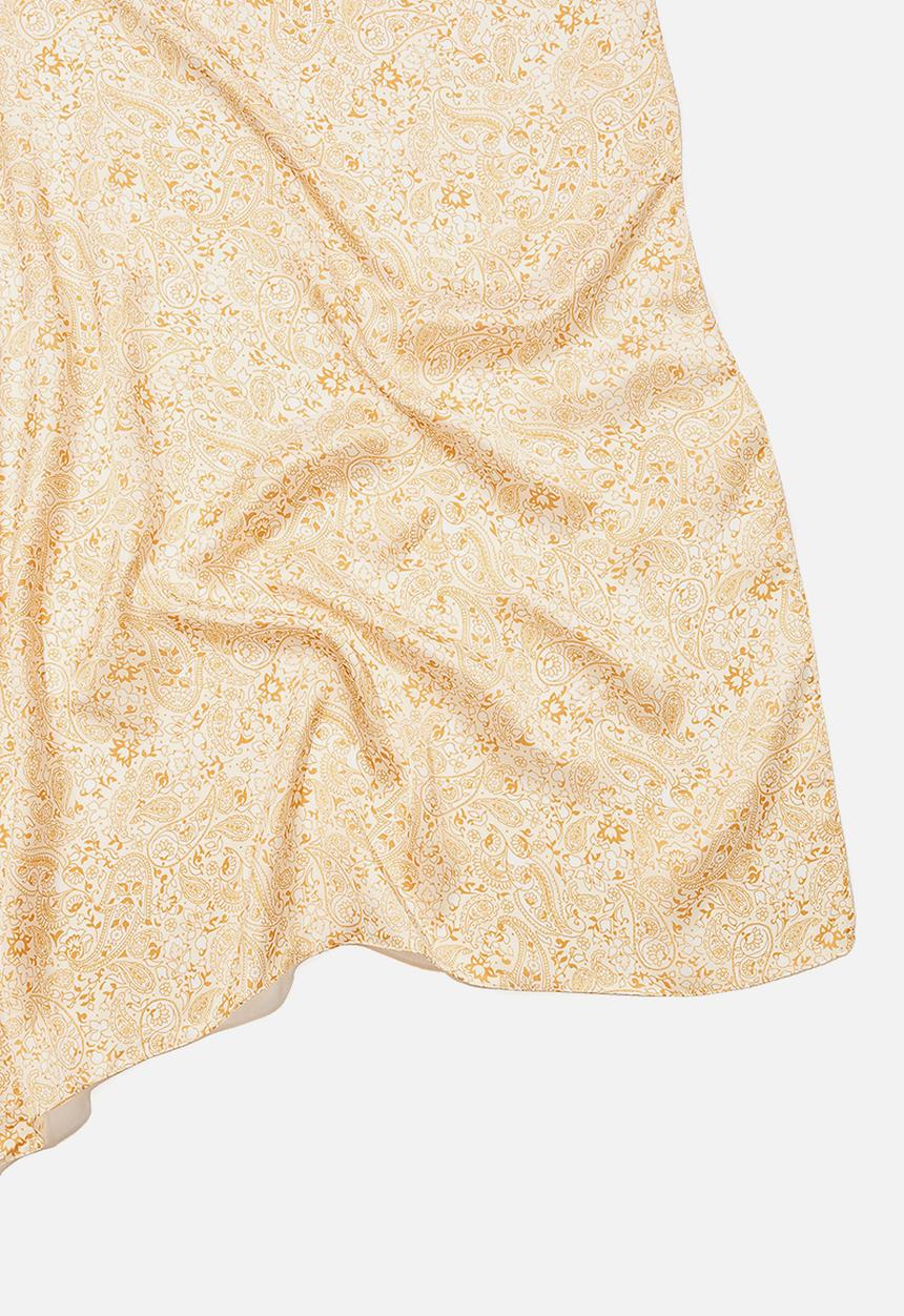 Rubi - Versatile scarf - nola paisley icy yellow