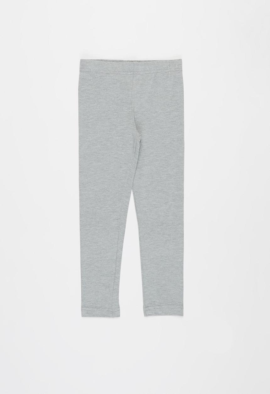 Pop Candy - Younger girls 2 pack leggings - light pink & grey