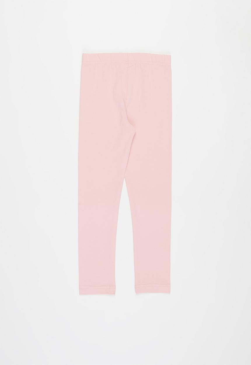 Pop Candy - Younger girls 2 pack leggings - light pink & grey