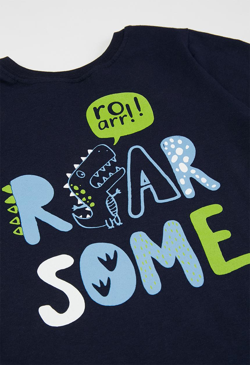 Pop Candy - Younger boys 2 pack graphic tees - blue