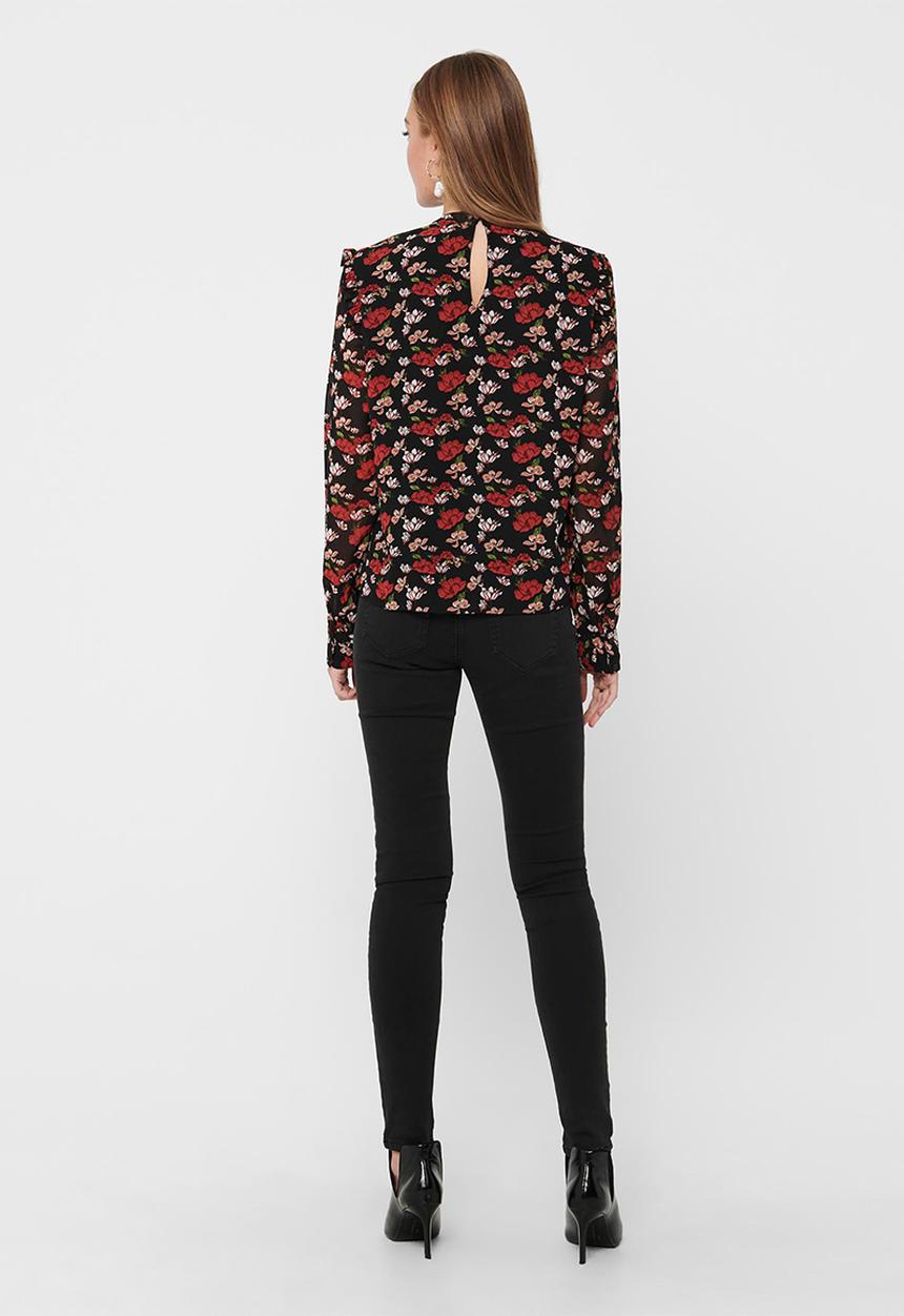 Jacqueline de Yong - Chili long sleeve top - multi 