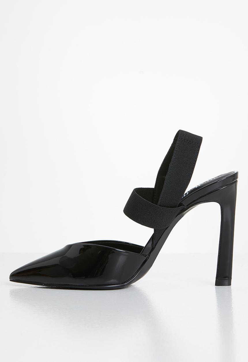 Call It Spring - Blossom heel - black