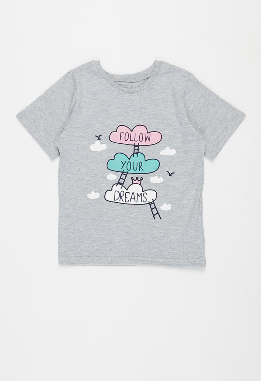 Pop Candy - Younger girls pj set - grey