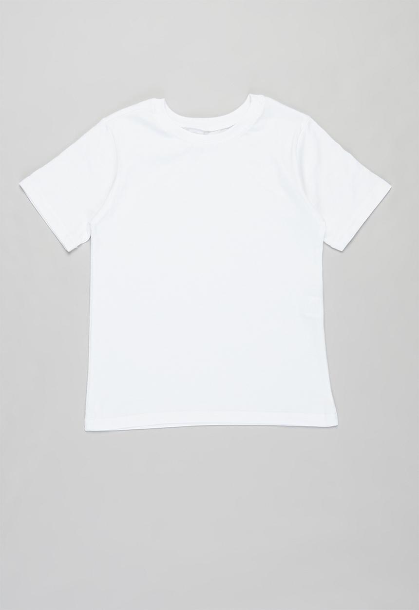 Pop Candy - Younger girls 2 pack printed tees - white & navy