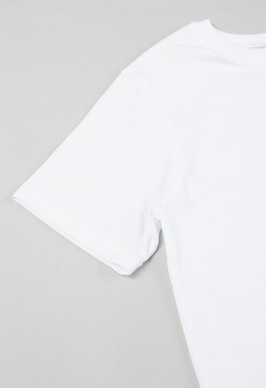 Pop Candy - Younger girls 2 pack printed tees - white & navy