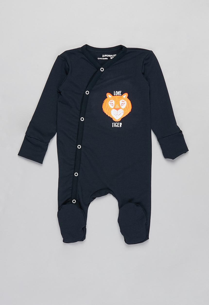 Superbalist Kids - 2 pack sleep suit - white & dark navy