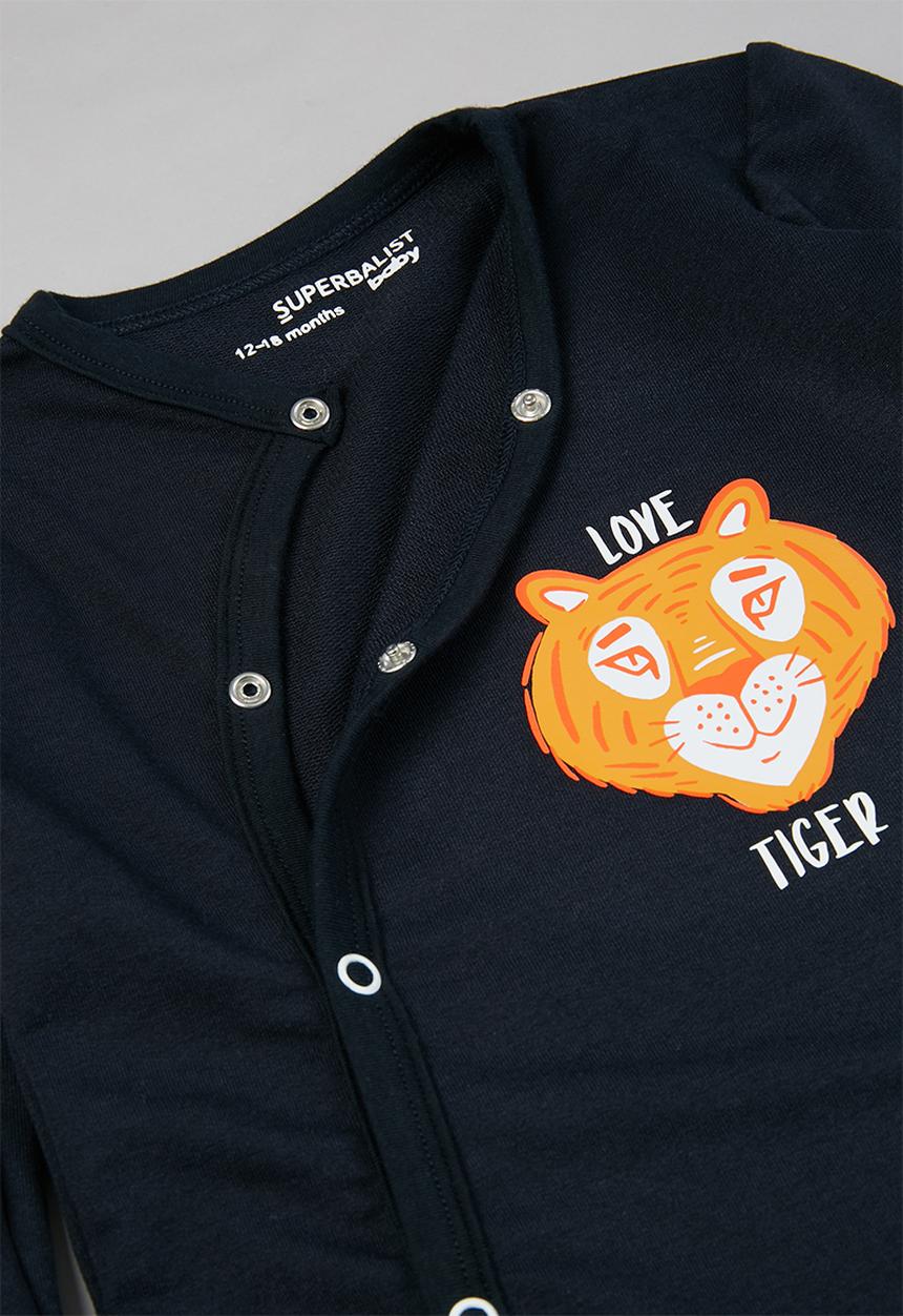 Superbalist Kids - 2 pack sleep suit - white & dark navy