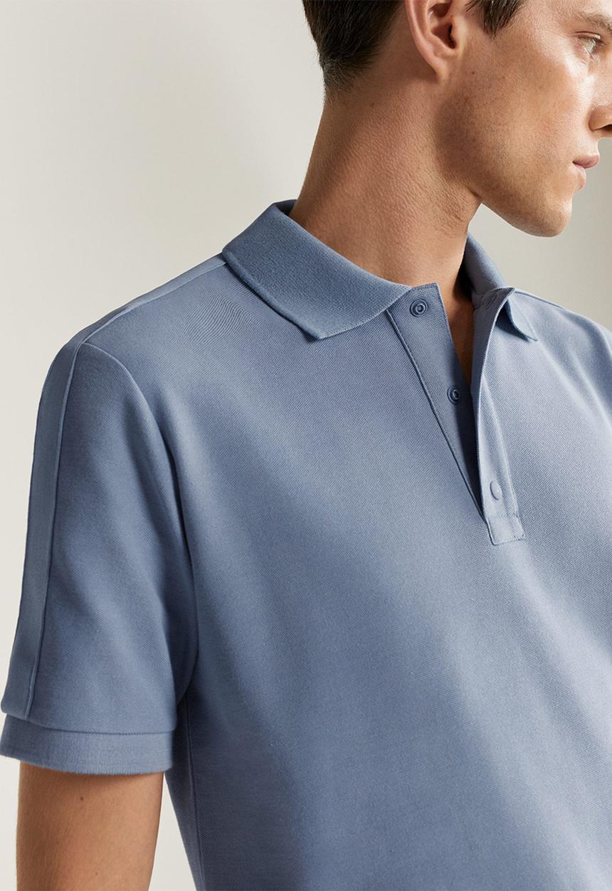MANGO - Athan polo - blue 