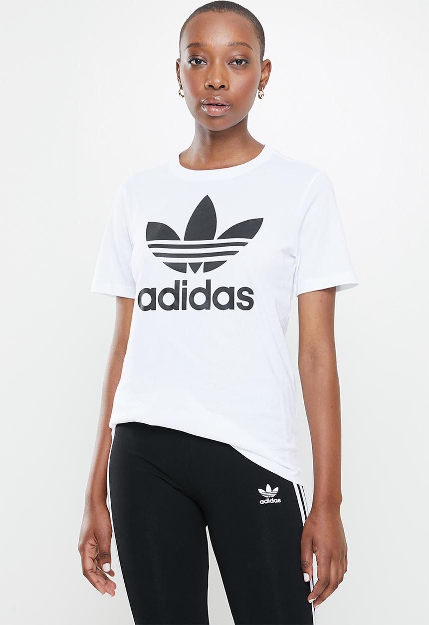 adidas Originals - Trefoil short sleeve tee - white