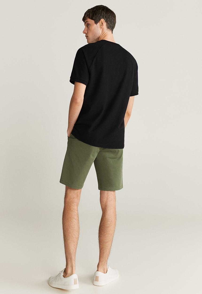 MANGO - T-shirt eudor - black