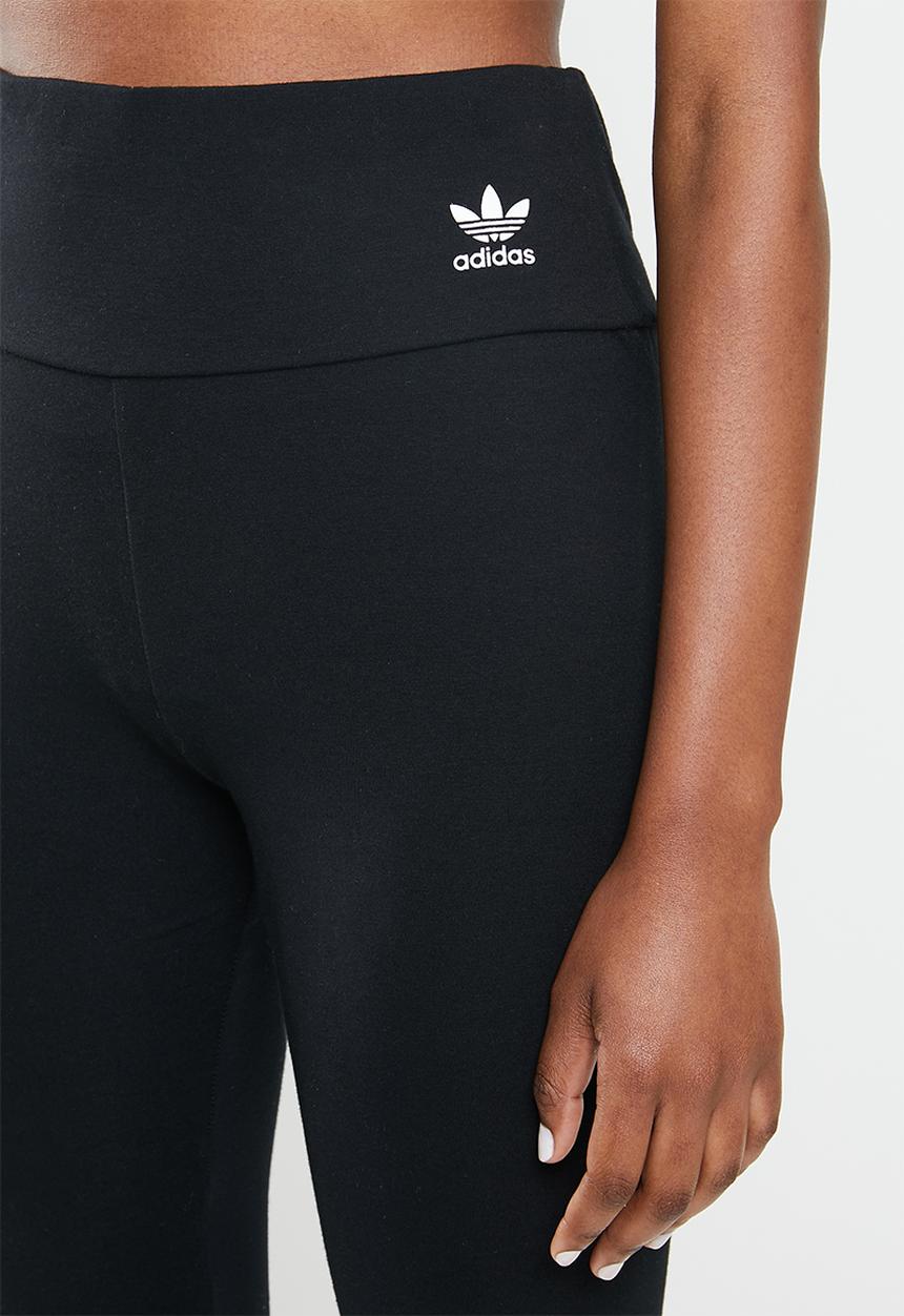 adidas Originals - High waisted tights - black & white