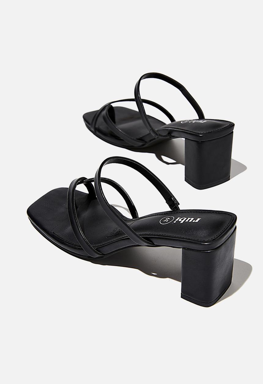Cotton On - Isla toe loop heel - black 