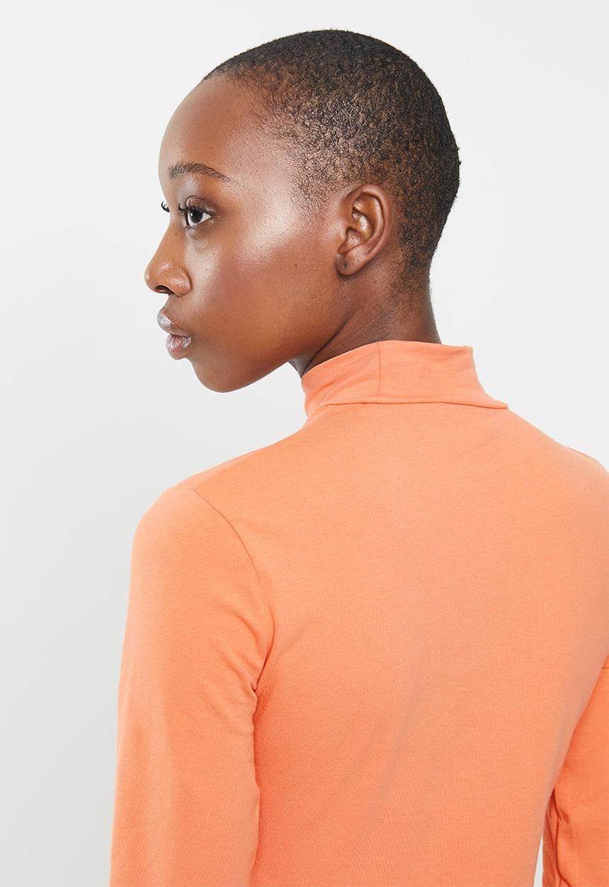 adidas Originals - Originals fitted long sleeve tee - orange
